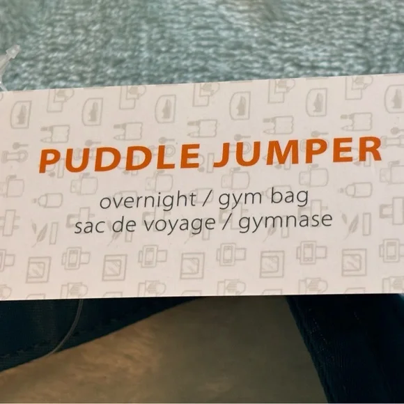 Brand New (NWT) quilted lug ocean blue Puddle Jumper - Picture 2 of 7